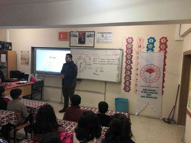 Siirt’te Öğrencilere Doğayı Koruma Eğitimi Verildi