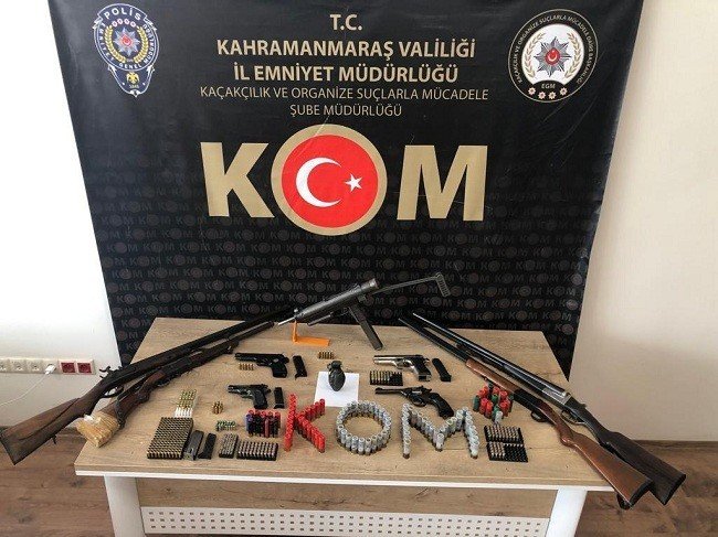 Kahramanmaraş’ta Silah Tacirlerine Operasyon