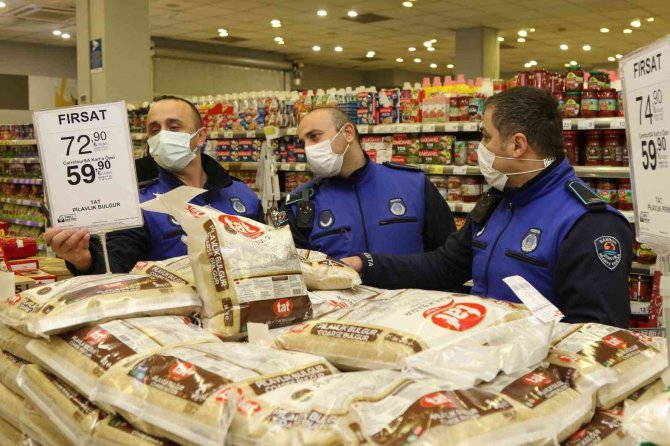 Atakum’da Marketlerde Stok Denetimi