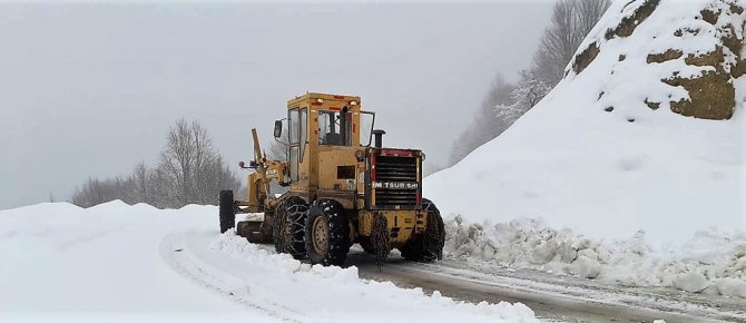 Tokat’ta 60 Köy Yolu Kapalı