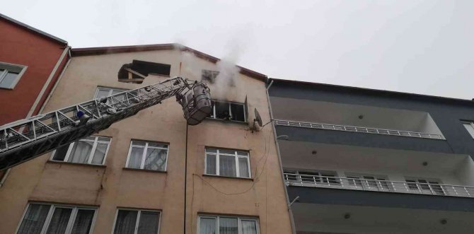 Türkeli’de Ev Yangını