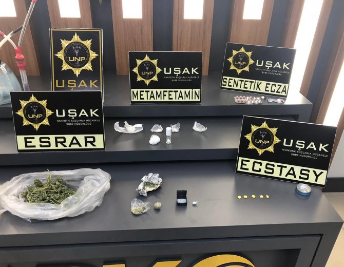 Uşak’ta Şafak Operasyonuyla Yakalanan 5 Uyuşturucu Taciri Tutuklandı