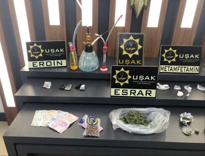 Uşak’ta Şafak Operasyonuyla Yakalanan 5 Uyuşturucu Taciri Tutuklandı