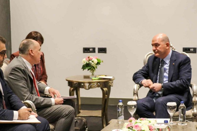Bakan Soylu’dan Adf’de İkili Görüşmeler