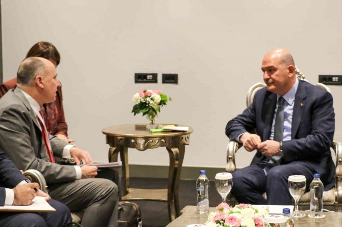 Bakan Soylu’dan Adf’de İkili Görüşmeler