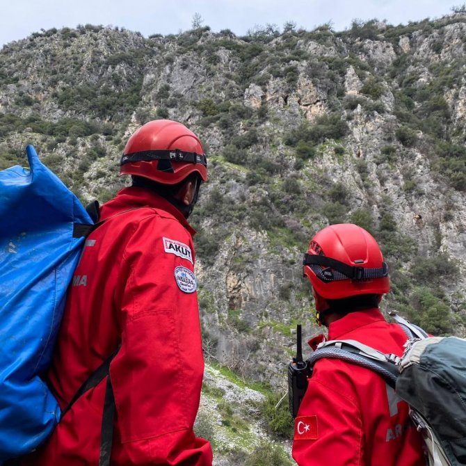 Kayalık Alanda Mahsur Kalan Keçileri Akut Kurtardı