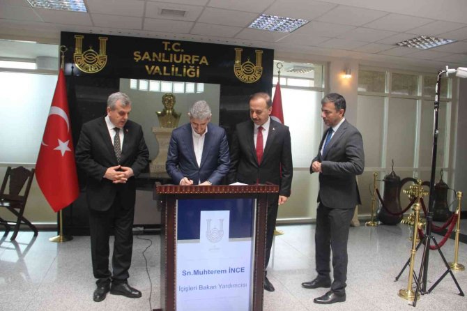 Bakan Yardımcısı Muhterem İ̇nce, Şanlıurfa’da