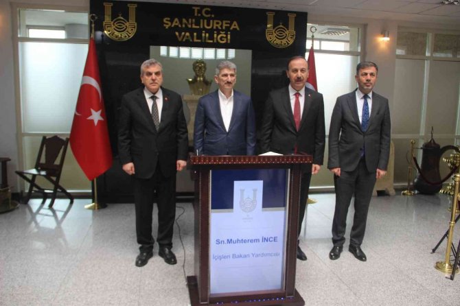 Bakan Yardımcısı Muhterem İ̇nce, Şanlıurfa’da