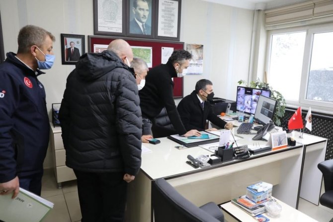 Vali Atay, Yollarda Ki Son Durumu İnceledi
