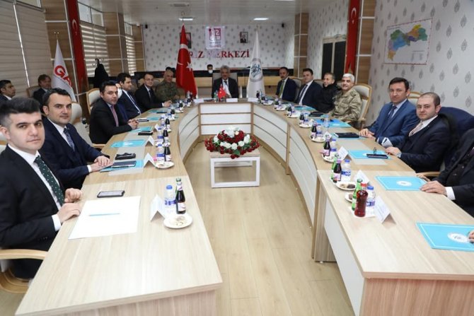 İ̇l Güvenlik Ve Asayiş Koordinasyon Toplantısı İle Kaymakamlar Toplantısı Düzenlendi