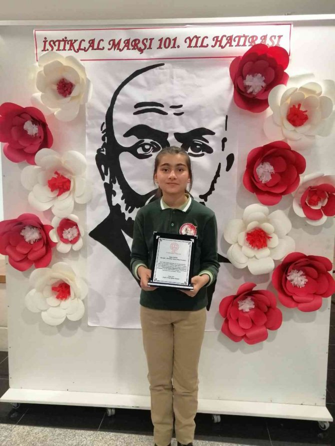 İ̇stiklal Marşı Okuma Yarışması’nda Köyceğizli Yıldız Birinci Oldu
