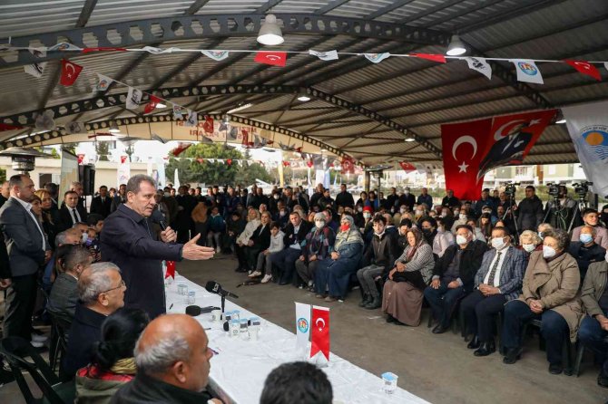Seçer, Tarhan Ve Özyiğit, Mezitli’de Vatandaşlarla Buluştu