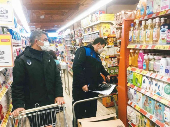 Ula’da Marketlerde Etiket Denetimi