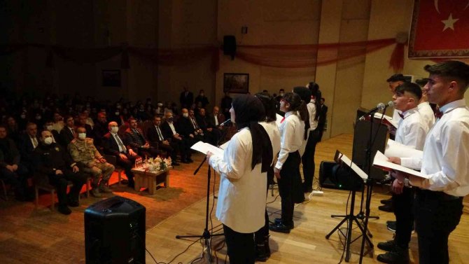 Muş’ta 12 Mart İ̇stiklal Marşı’nın Kabulü Ve Mehmet Akif Ersoy’u Anma Etkinliği