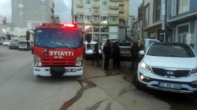 Belediye Çöp Aracında Yangın Paniği