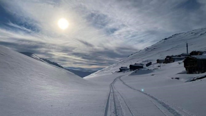 Trabzon’un Yaylaları Kar Altında
