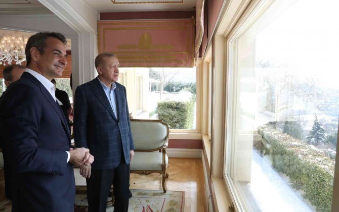 Cumhurbaşkanı Erdoğan’ın Yunanistan Başbakanı Miçotakis’le Yaptığı Görüşme Sona Erdi