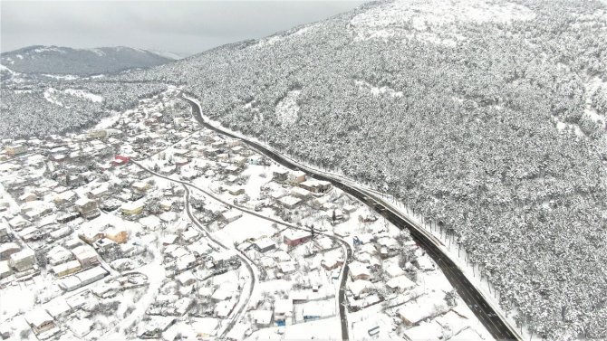 Aybar Kar Fırtınasının Ardından Aydos Tepesi’nde Masalsı Görüntüler