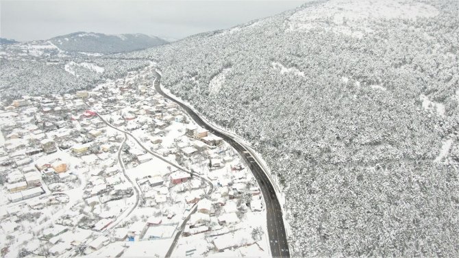 Aybar Kar Fırtınasının Ardından Aydos Tepesi’nde Masalsı Görüntüler