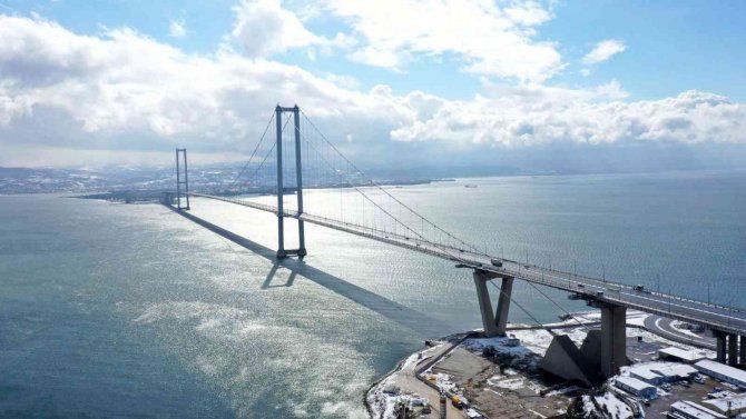 Kocaeli’nin Kar Manzarası Mest Etti