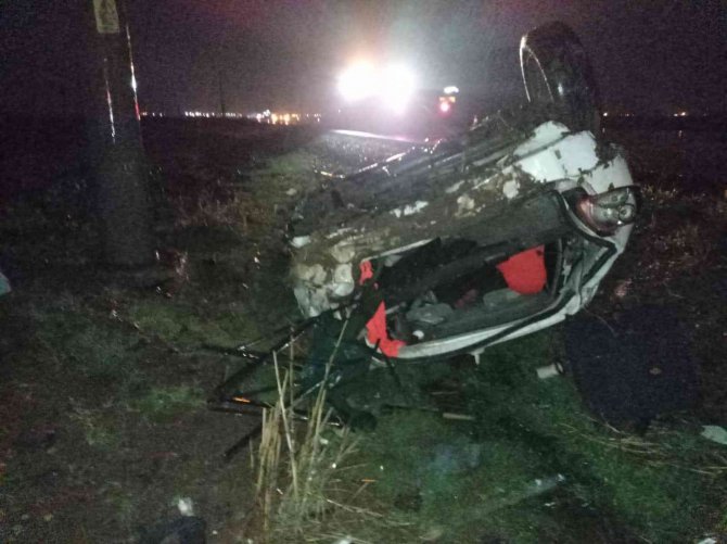 Mardin’de Otomobil Takla Attı: 4 Yaralı
