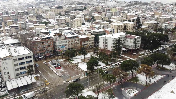 Ordu’da Kar Eğlenceye Dönüştü