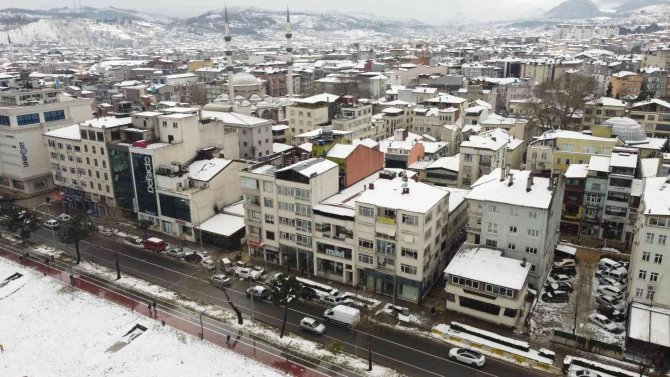 Ordu’da Kar Eğlenceye Dönüştü