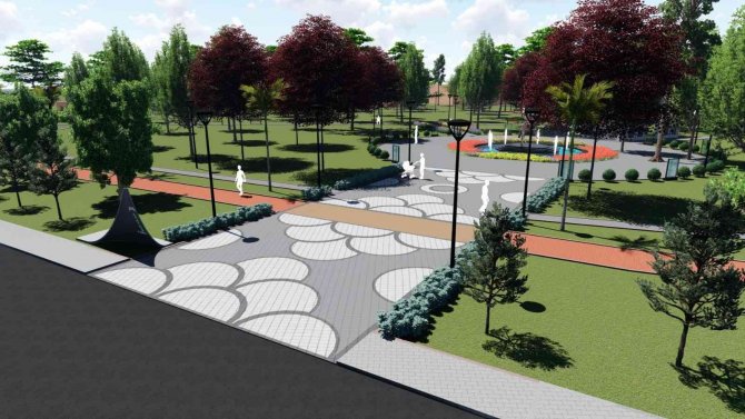 Tarsus Atatürk Gençlik Parkı’nda Yenileme Çalışması