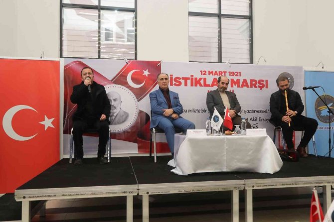 İ̇pekyolu’nda ‘İ̇stiklal Marşı’nın Kabulü’ Konulu Söyleşi