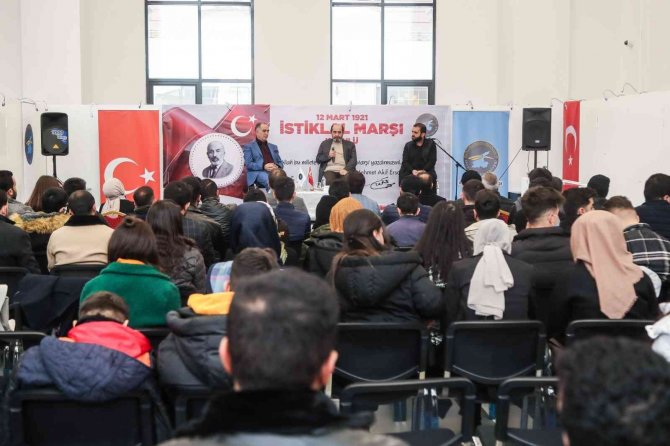 İ̇pekyolu’nda ‘İ̇stiklal Marşı’nın Kabulü’ Konulu Söyleşi
