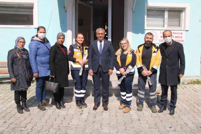 Başkan Kaplan Sağlıkçıları Unutmadı