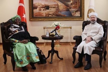 Fildişi Sahili Dışişleri Bakanı Camara’dan Diyanet İ̇şleri Başkanı Erbaş’a Ziyaret