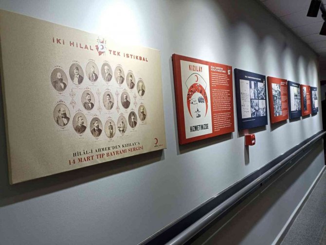 “Hilâl-i̇ Ahmer’den Kızılay’a 14 Mart Tıp Bayramı” Sergisi Sanatseverlerle Buluşuyor