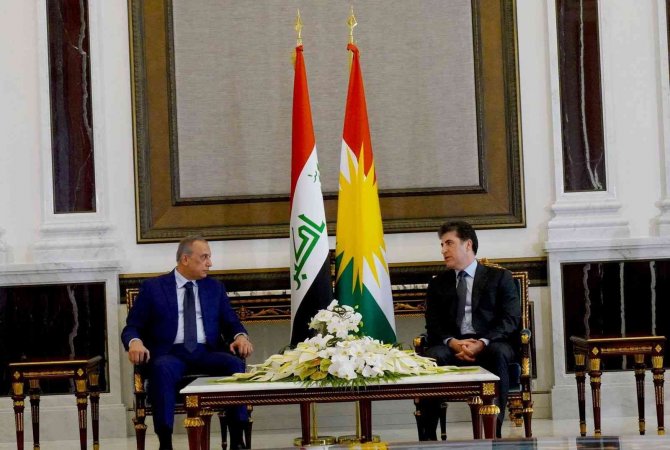 Irak Başbakanı El-kazımi, Erbil’deki Saldırı Bölgesini Ziyaret Etti
