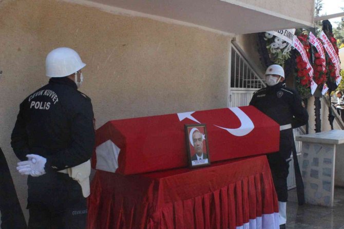 Görevi Başında Kalp Krizi Geçiren Komiser Yardımcısı Son Yolculuğuna Uğurlandı