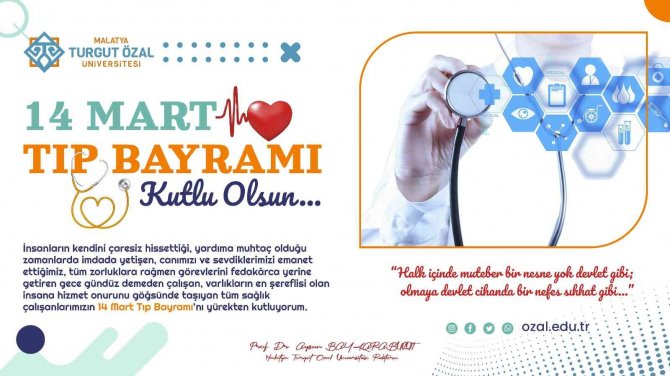 Rektör Karabulut: “Sağlık Hayattır, Tıp, Hayatı Paylaşma Sanatıdır”