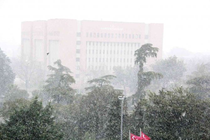 Samsun’da Kuvvetli Kar Yağışı
