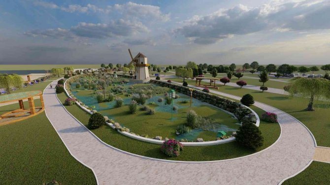 Van Büyükşehir Belediyesinden İ̇skele Sahiline Yeni Park
