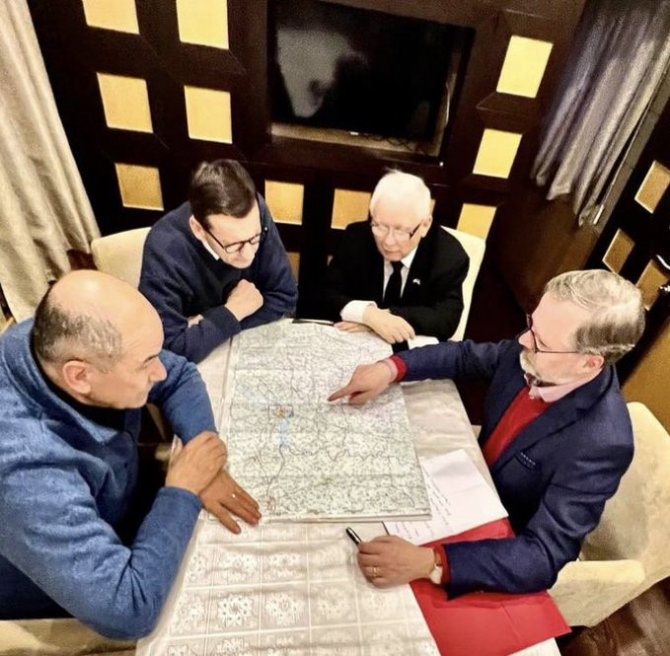 Çekya, Polonya Ve Slovenya Başbakanları Kiev’de