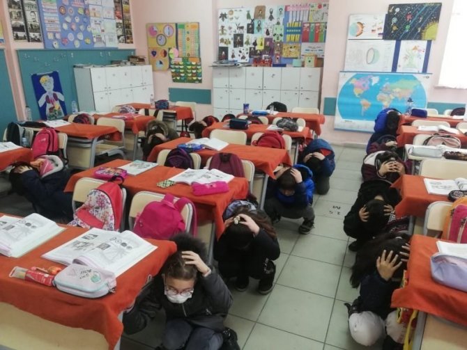 ’Afet Bilinci’ Ve ’Yangın Farkındalık’ Eğitimi Verildi