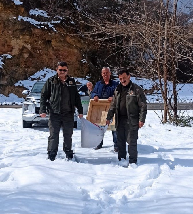 Doğadaki Canlılara Yem Bıraktılar