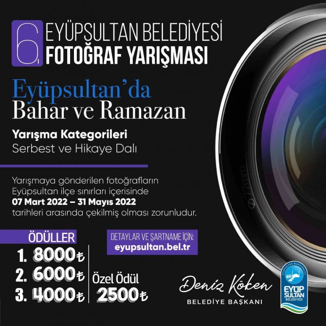 Eyüpsultan’da Bahar Ve Ramazan Temalı Fotoğraf Yarışması