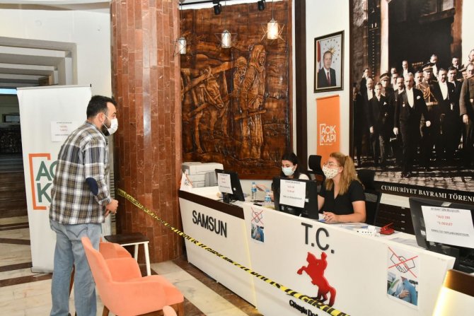 Samsun’da ’Açık Kapı’ 11 Bin Vatandaşa Hizmet Verdi