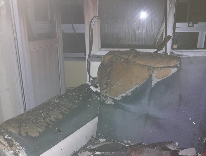 Kastamonu’da 6 Katlı Apartmanda Çıkan Yangın Söndürüldü