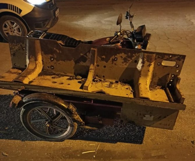 Şüpheli Motosiklet Çalıntı Çıktı