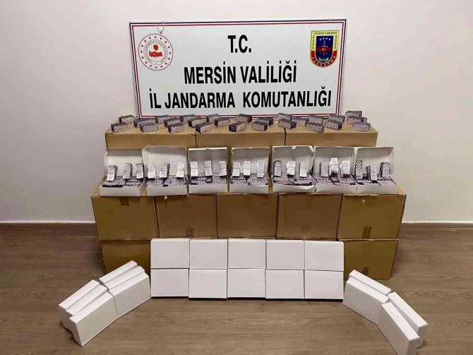 Mersin’de 2 Milyon 800 Bin Uyuşturucu Hap Ele Geçirildi