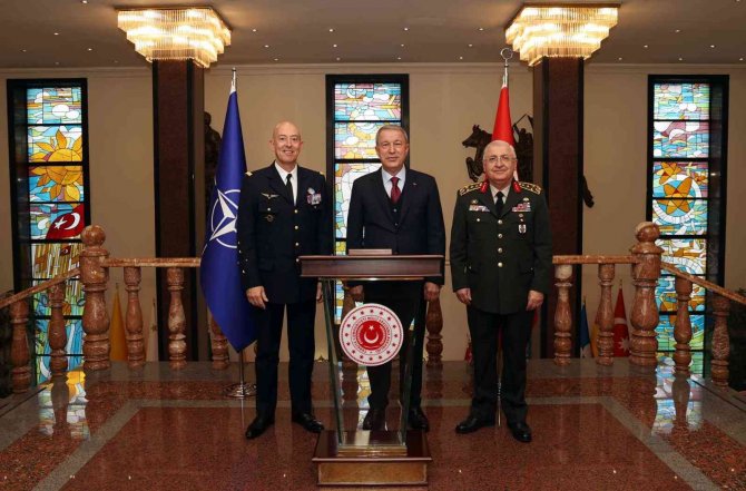 Bakan Akar, Nato Yüksek Müttefik Dönüşüm Komutanı Lavigne’yi Ağırladı