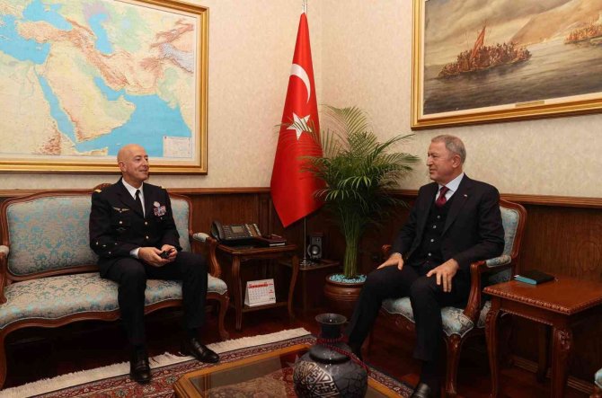 Bakan Akar, Nato Yüksek Müttefik Dönüşüm Komutanı Lavigne’yi Ağırladı