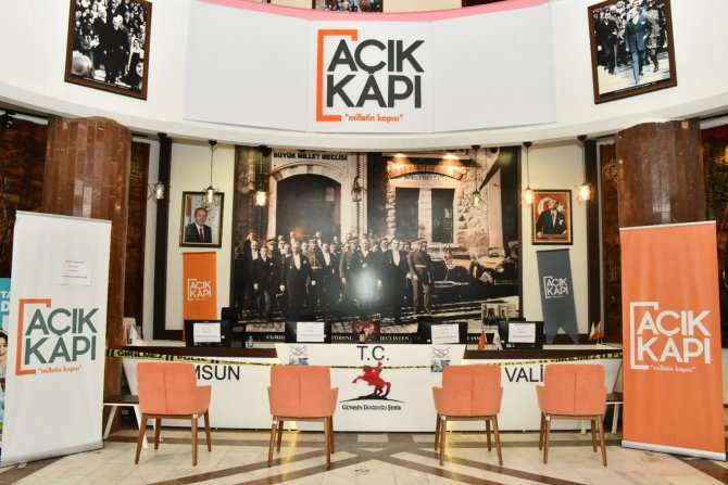 Samsun’da ’Açık Kapı’ 11 Bin Vatandaşa Hizmet Verdi