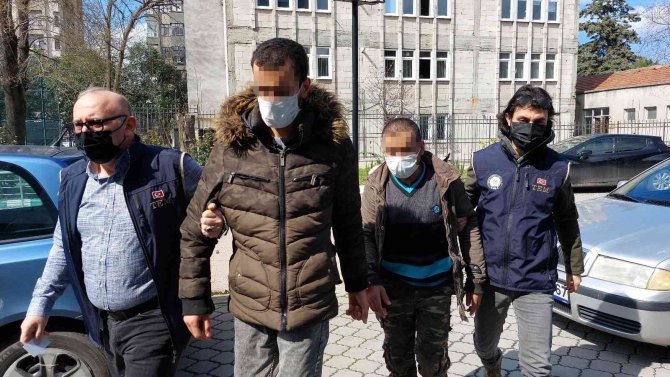 Samsun’da Deaş’tan 2 Yabancı Uyruklu Adliyeye Sevk Edildi